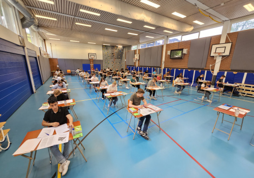 Midden in de examentijd!