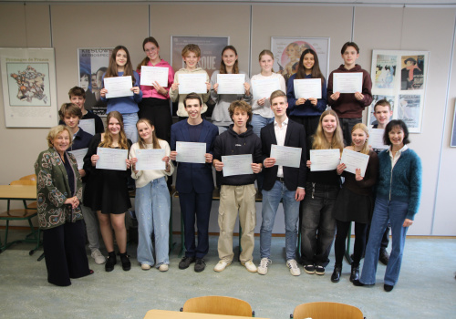 Geslaagd voor het DELF diploma!