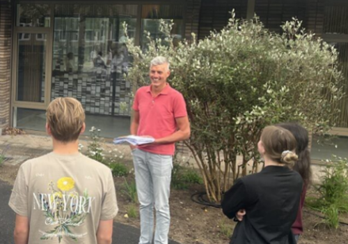 Gastles over duurzame tuinen inspireert D&P-leerlingen