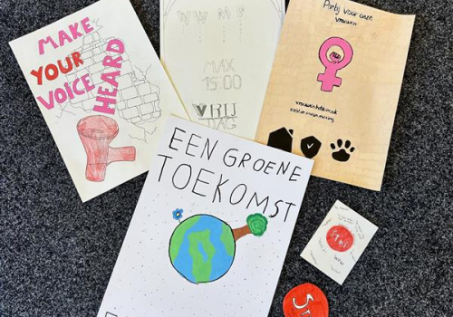 Verkiezingen in de kunstklas